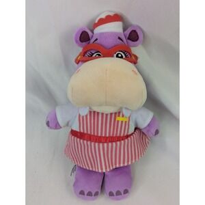 Doc McStuffins Hippo Plush Nurse 9 Inch Just Play Stuffed Animal Toy